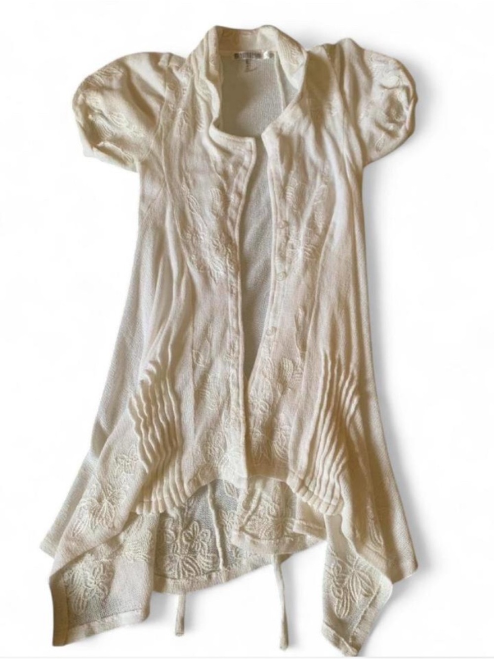 Floral Embroidered Lightweight Layering Cardigan